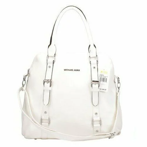 Michael Kors Bowling Large White Satchels Michael Kors Bowling Large White Satchels